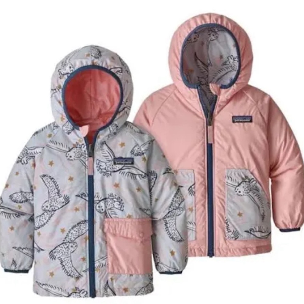 Patagonia down reversible baby jacket